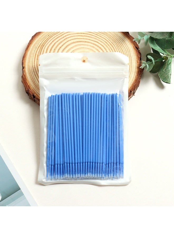 cosmiracle 100Pcs Pure Cotton Swabs, Makeup Corrector for Eyeliner, Eyeshadow & Lip Liner, Lash Application Tool, Portable Beauty Helper for Beginners - Image 1